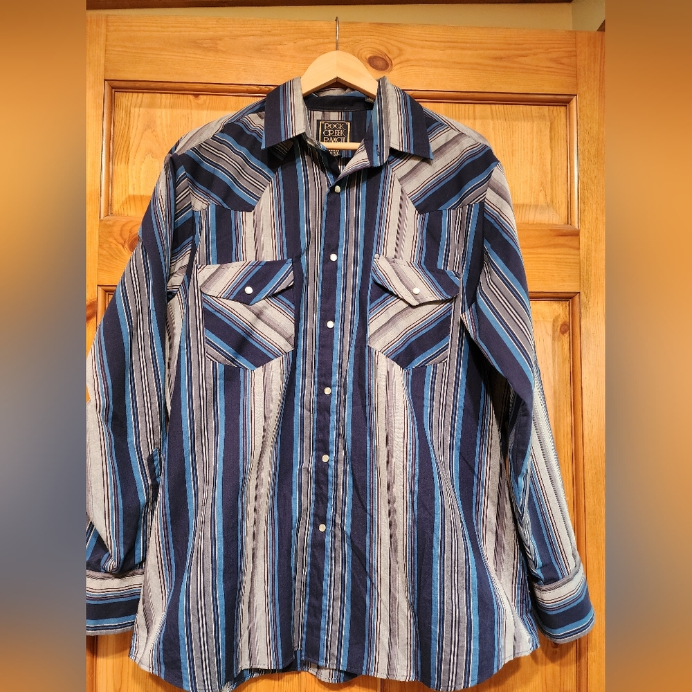 Rock Creek Ranch Men's Western Shirt Size Large